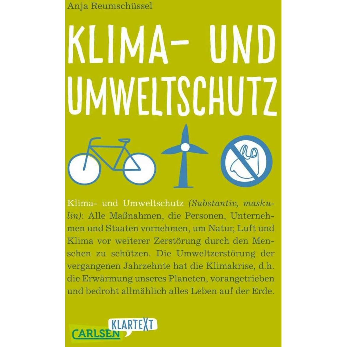 Klartext: Klima- und Umweltschutz, Kinderbücher von Anja Reumschüssel