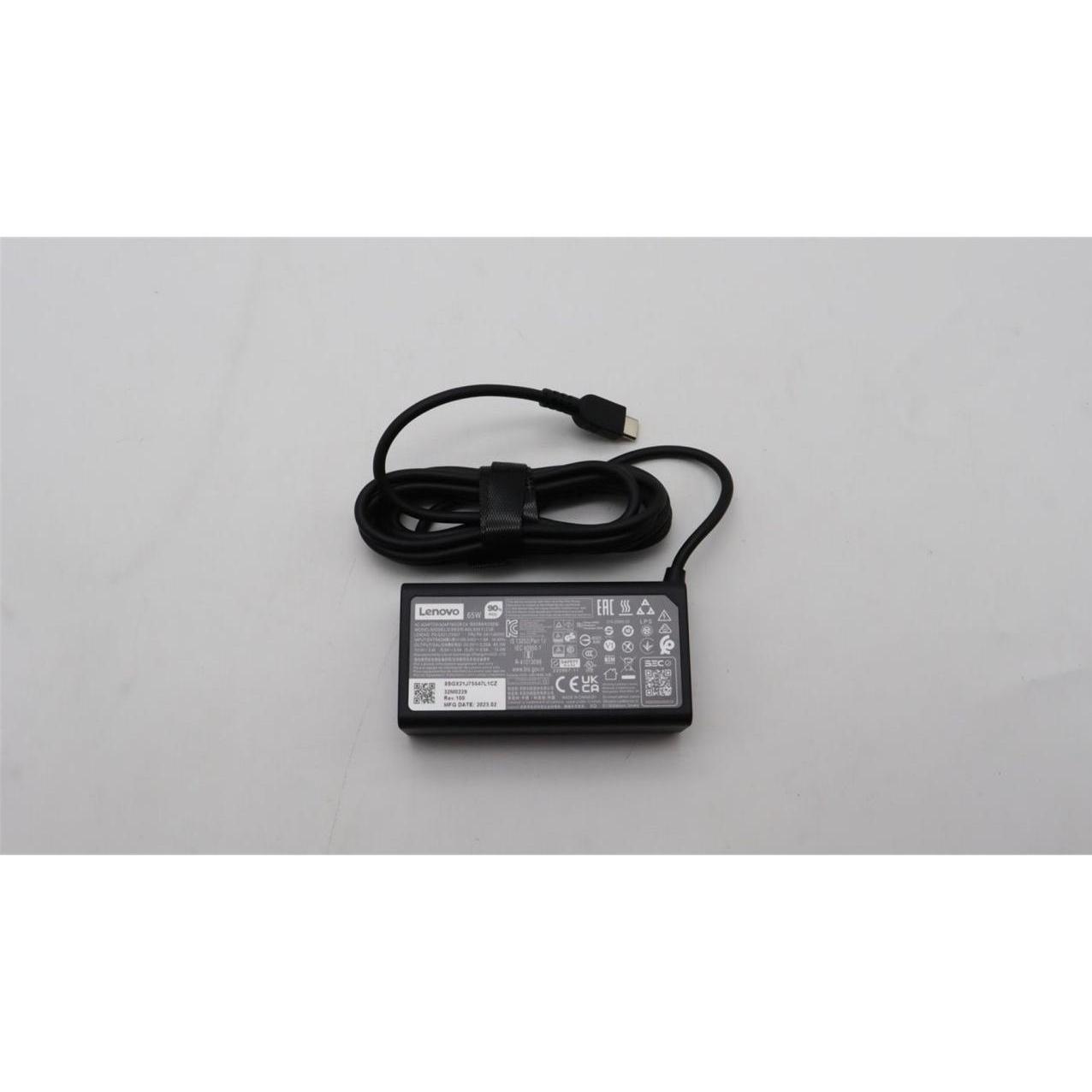 Lenovo Ac adapter (65 W), Notebook Netzteil, Schwarz