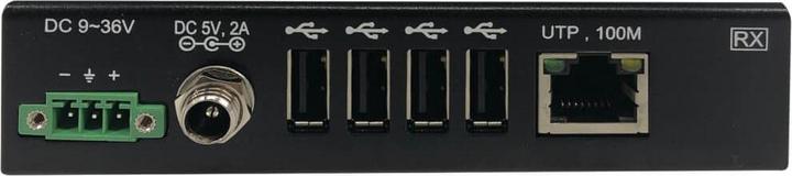 Image du produit Eaton 4-Port Industrial USB over Cat6 Extender ESD Protection PoC USB 2.0 Mountable 330ft. (USB-A, 4 ports)