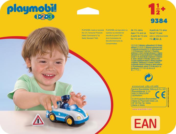 Produktbild Playmobil Polizeiauto (9384, Playmobil 1.2.3)