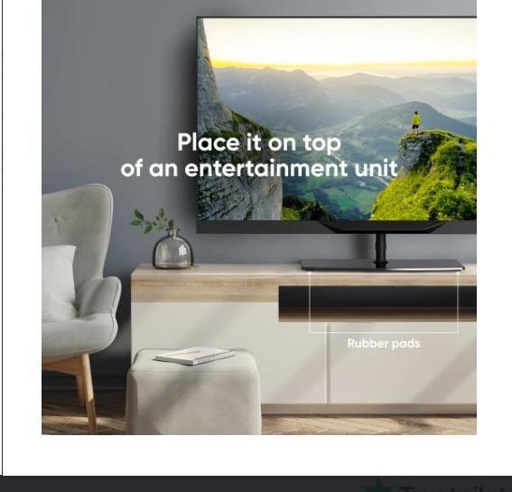 Produktbild Onkron TV SET ACC FLOOR STAND /30-60"/BLACK TS5065-B (41 kg, 30" - 60")