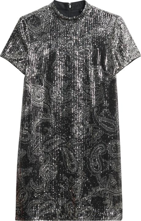 Image du produit Superdry Robe T-shirt Mini à Paillettes (L)