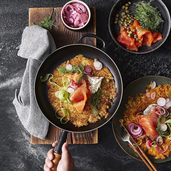 Image du produit Le Creuset Poêle à frire en fonte SIGNATURE Ø 28cm (28 cm, Poêle à frire, Fonte)