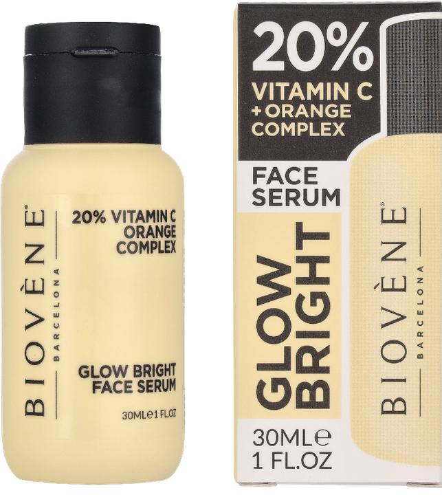 Immagine prodotto Biovène Biovene Glow Bright Face Siero viso al complesso di vitamina C e arancia 30ml (30 ml, Crema 24h)