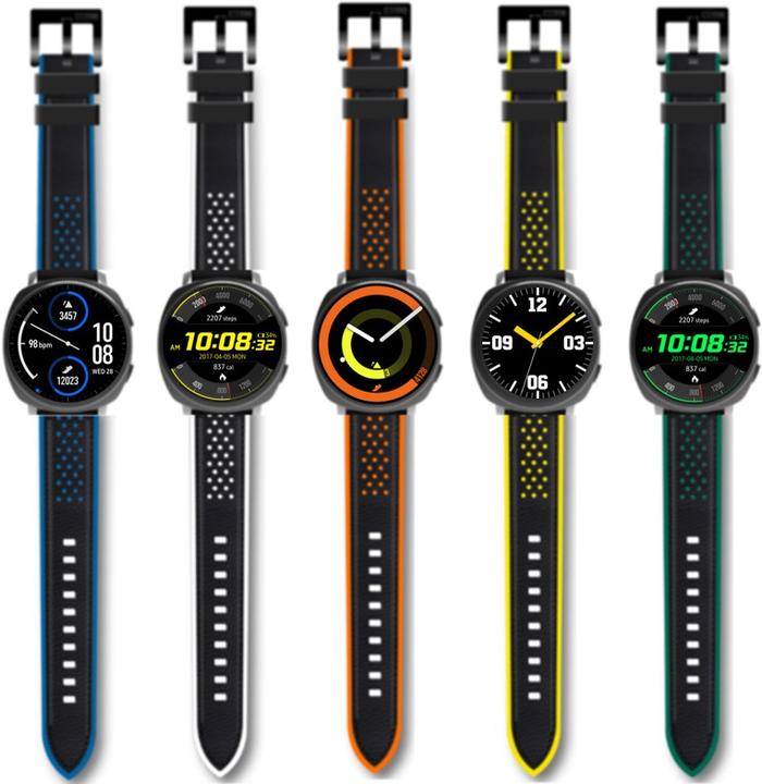 Produktbild Strap Studio Hybrid Sport (20 mm, Kautschuk, Leder)