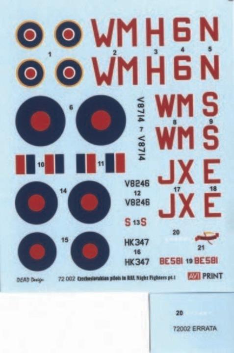 Produktbild Eduard Nachtjäger Teil I Tschechische Piloten in der RAF Night fighters par