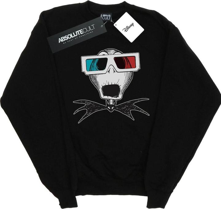 Produktbild Disney Nightmare Before Christmas Jack Skellington 3D Glasses Sweatshirt (M)