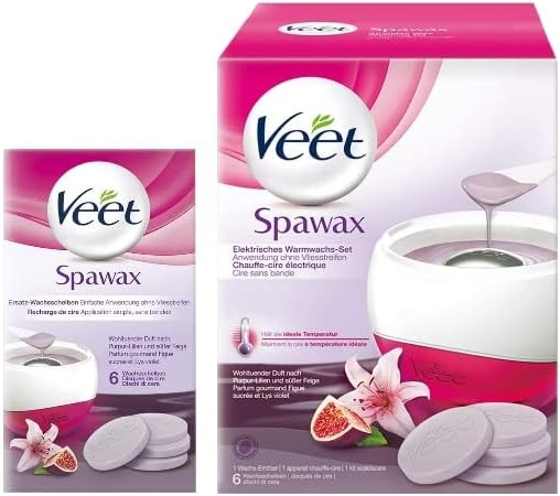 Immagine prodotto Veet Set di cera calda Spawax, 6 dischi di cera (1 x)
