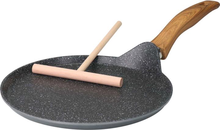 Produktbild Stoneline Back to Nature Crêpes-Pfanne 25 cm, mit Teigverteiler (Crêpe Pfanne, 25 x 6.80 cm)