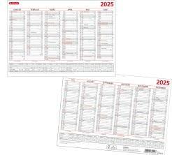 Image du produit Herlitz Calendrier A4 FSC Mix avec vacances scolaires rouge/noir (A4, Allemand)