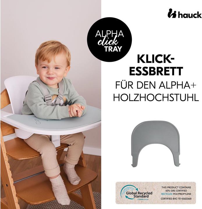 Produktbild Hauck Alpha Click Tray Grey