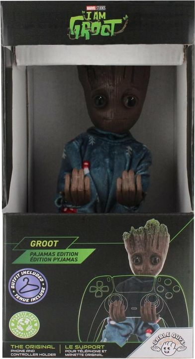 Image du produit NoName MARVEL - Groot Pyjama - Figurine 20cm - Support Manette & Portable (PS5)