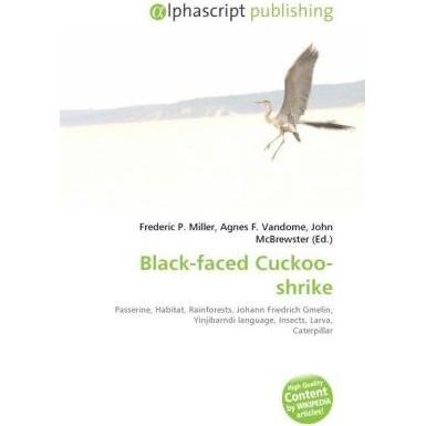 Black-faced Cuckoo-shrike, Fachbücher