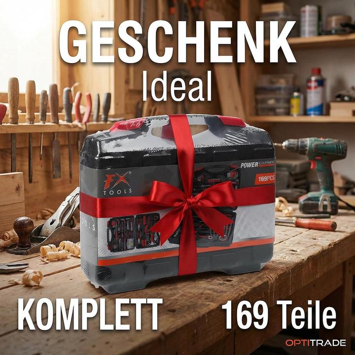 Actual product image FX Tools Werkzeugkoffer-Set (169 pieces)