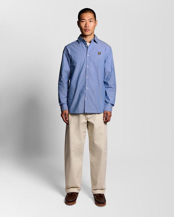 Produktbild Lyle and Scott Langarmhemd mit Doppelstreifen (XL)