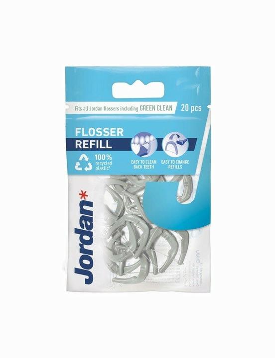 Actual product image Jordan Easy Clean Flosser Floss Handle Floss 20Pcs.