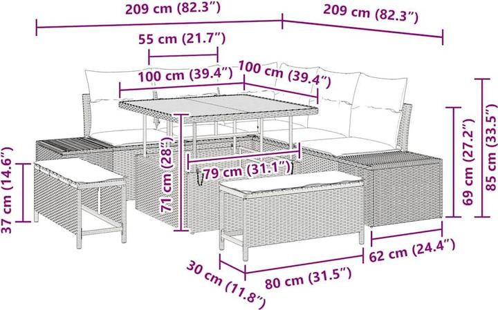 Produktbild vidaXL Dawson