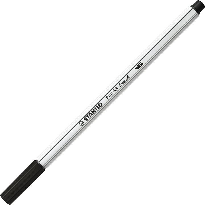 Actual product image STABILO Pen 68 brush Premium felt-tip pen (Black, 1 x)