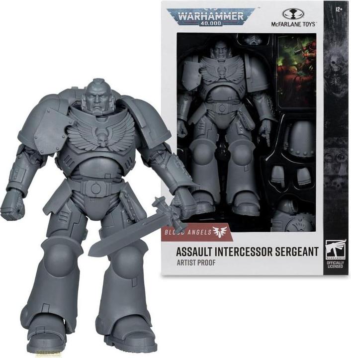Produktbild McFarlane Warhammer 40,000 Actionfigur Assault Intercessor Sergeant (Blood Angel) (Artist Proof) 18 cm
