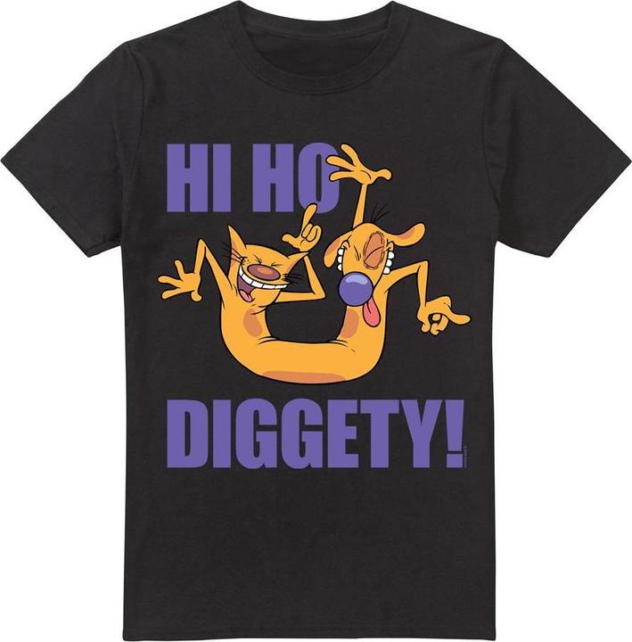 Actual product image CatDog Mens Hi Ho Diggety T-Shirt (4XL)