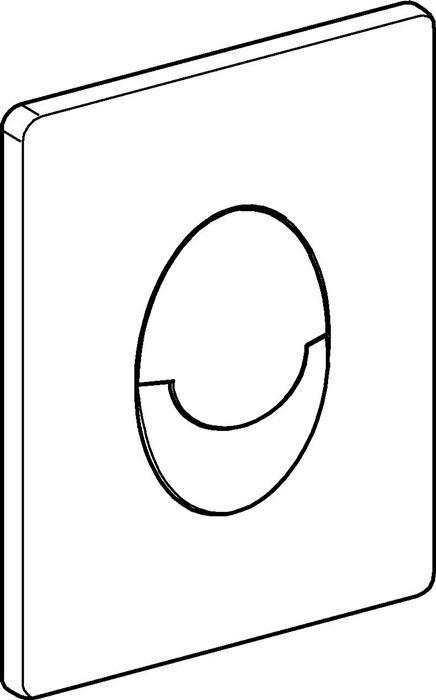 Actual product image Grohe Skate Air cover plate