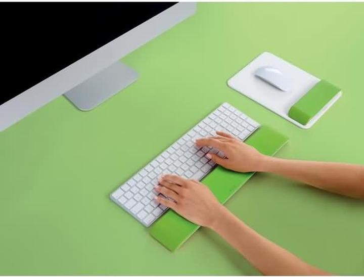 Image du produit Leitz Repose-poignets WOW 65230054 blanc/vert
