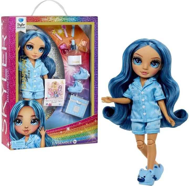 Actual product image MGA Junior High PJ Party Fashion Doll- Skyler (Blue)