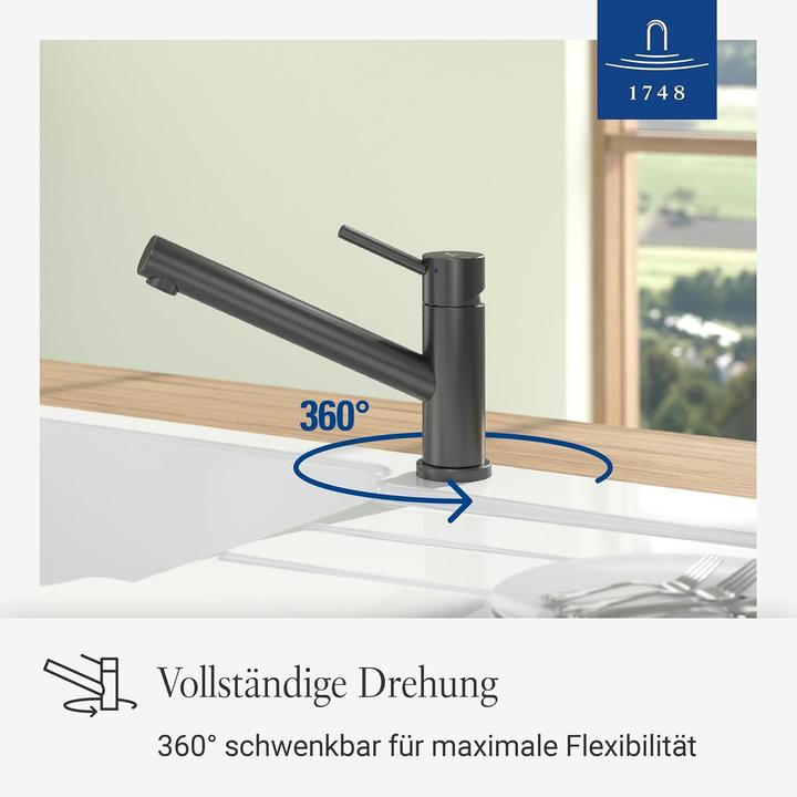 Produktbild Villeroy & Boch Como Niederdruck Küchenarmatur, aus Edelstahl