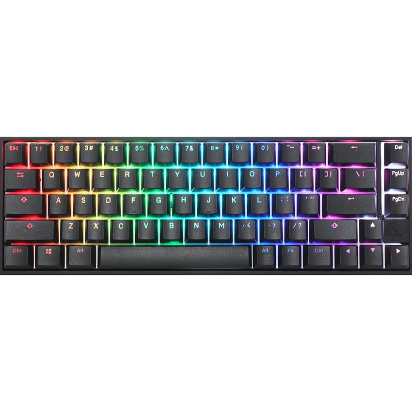 Ducky Mecha Pro SF Gaming Tastatur - Cherry MX-Black (DE, Kabelgebunden), Tastatur, Schwarz