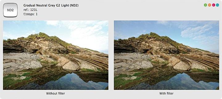 Actual product image Cokin Z121L Graduated filter grey 2 (ND2) (100 mm, Neutral density filter, 100 mm)