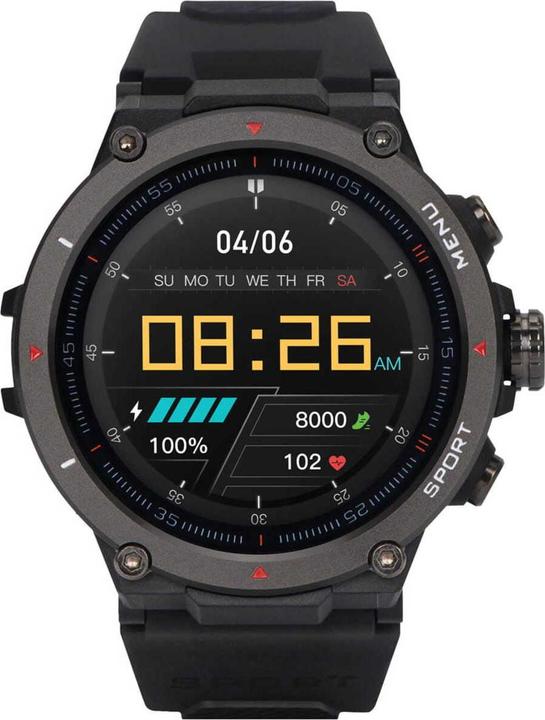 Actual product image Garett GRS PRO Smartwatch (Black) (51 mm)