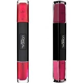 L'Oréal Paris, Nagellack, Infaillible Duo Gel-Nagellack, 2er-Set 18 Scarlet Century + 21 Always a Lady 5ml (18 Scarlet C...
