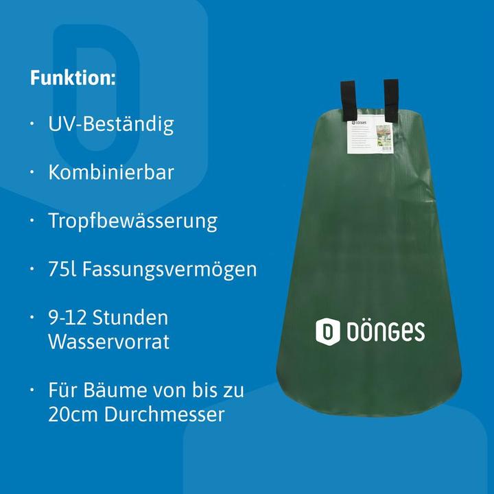 Actual product image Dönges Tree watering bag PVC 75L, green (Tree watering bag)