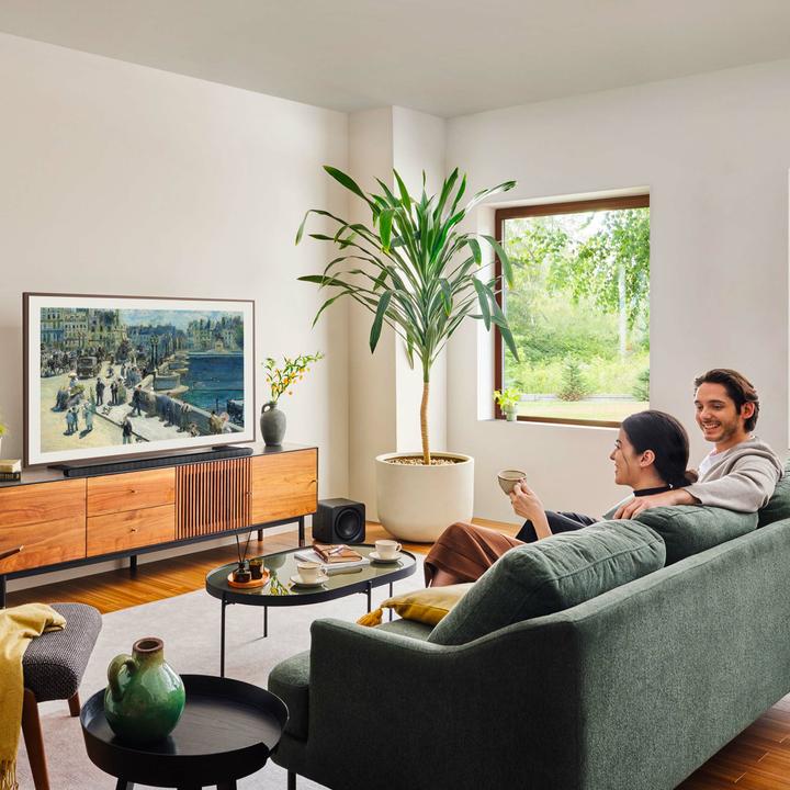 Productafbeelding Samsung De Frame QE75LS03DAUXZT 75 inch Smart (75", Het frame, QLED, 4K, 2024)