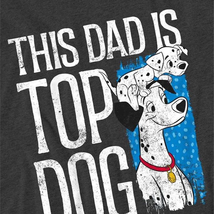 Produktbild 101 Dalmatians This Dad Is Top Dog TShirt (M)