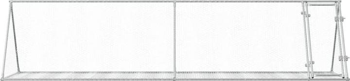 Produktbild vidaXL Klatka dla królików, srebrna, 400x105x91 cm, stal galwanizowana