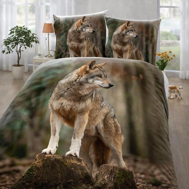 Actual product image Traumschlaf Wolf (135x200 cm, 80x80 cm)