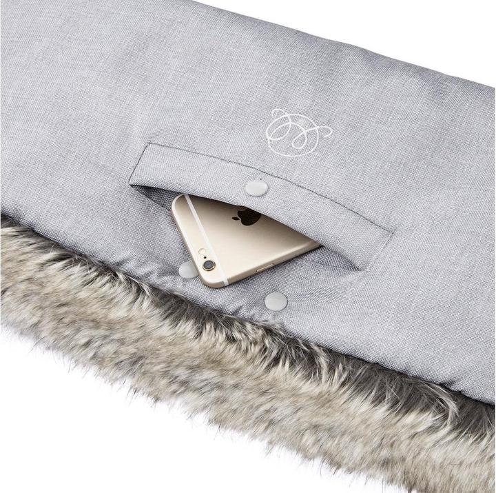 Produktbild Maylily Stroller handmuff - Elegant light grey