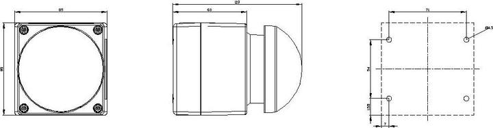Produktbild Siemens Enclosure Plastic 1 Command Point