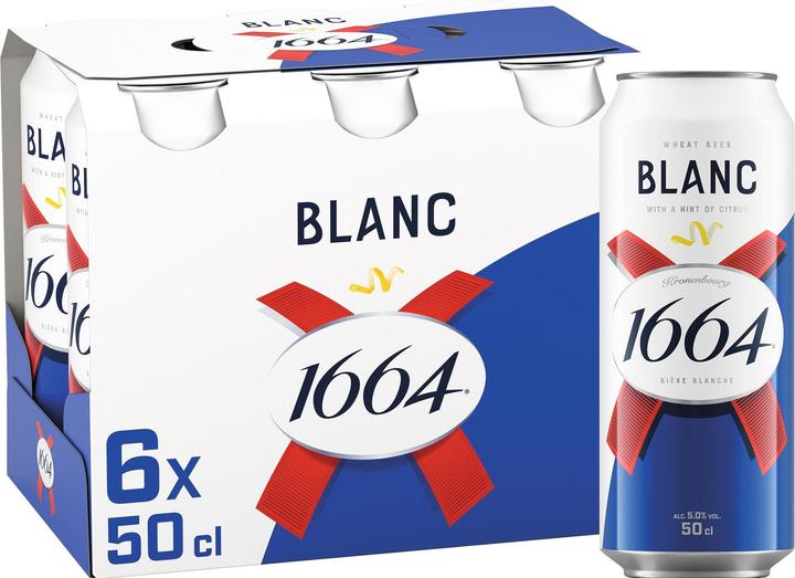 Actual product image Kronenbourg 1664 Blanc 6x50cl (6 x 50 cl)