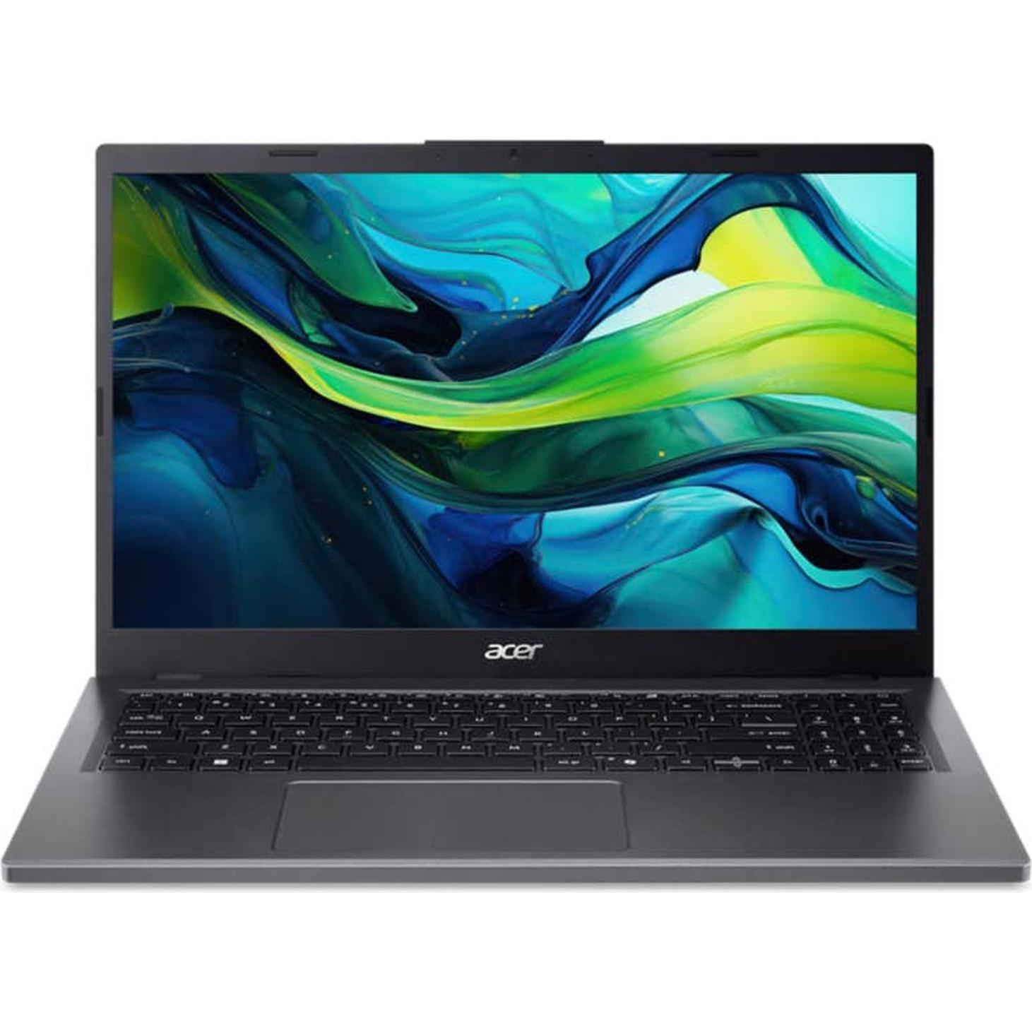 Acer Aspire 15 (15.60", 512 GB, 8 GB, DE, AMD Ryzen 5 8640HS), Notebook, Grau