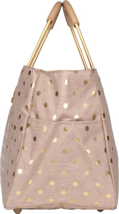 Produktbild reisenthel loopshopper L frame metallic dots coffee