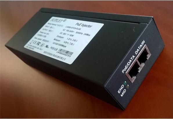 Produktbild Hikvision 60wpoeinjectoreu (802.3af (PoE), 802.3at (PoE+), 60 W)