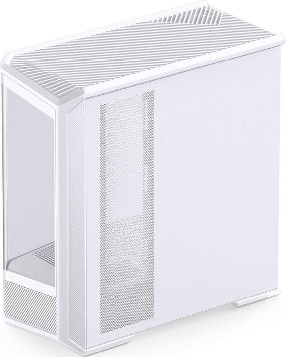 Produktbild Jonsbo D400 PC-Gehäuse, Midi Tower, ATX, Tempered Glass - weiss (ATX, mATX, Mini-ITX)