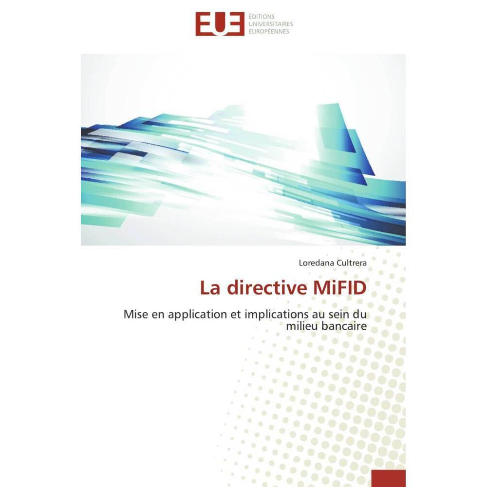 La directive MiFID, Ratgeber