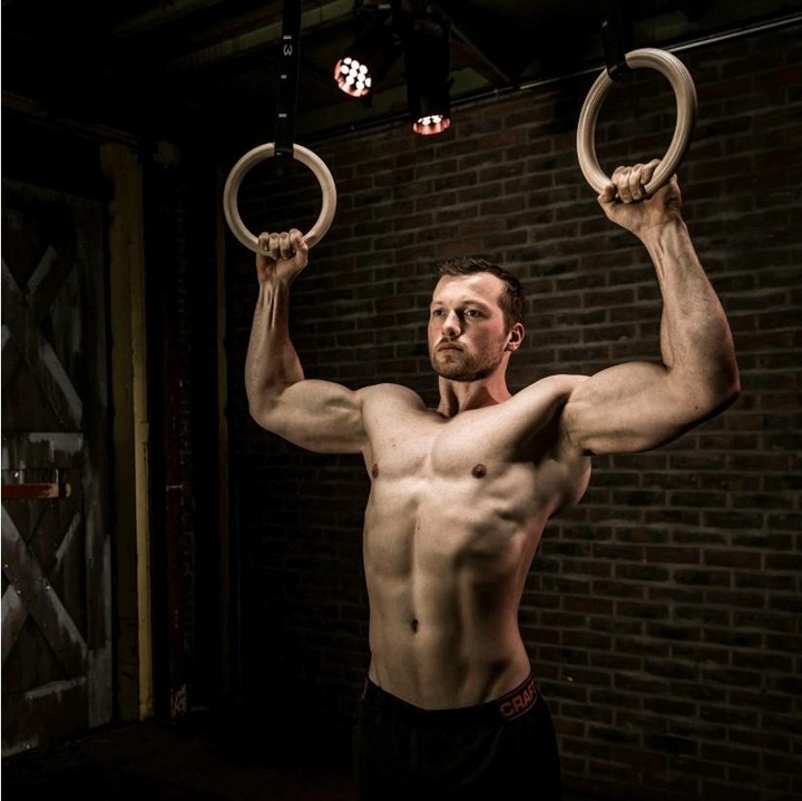 Immagine prodotto Tunturi Turnringe Gym Rings aus Holz
