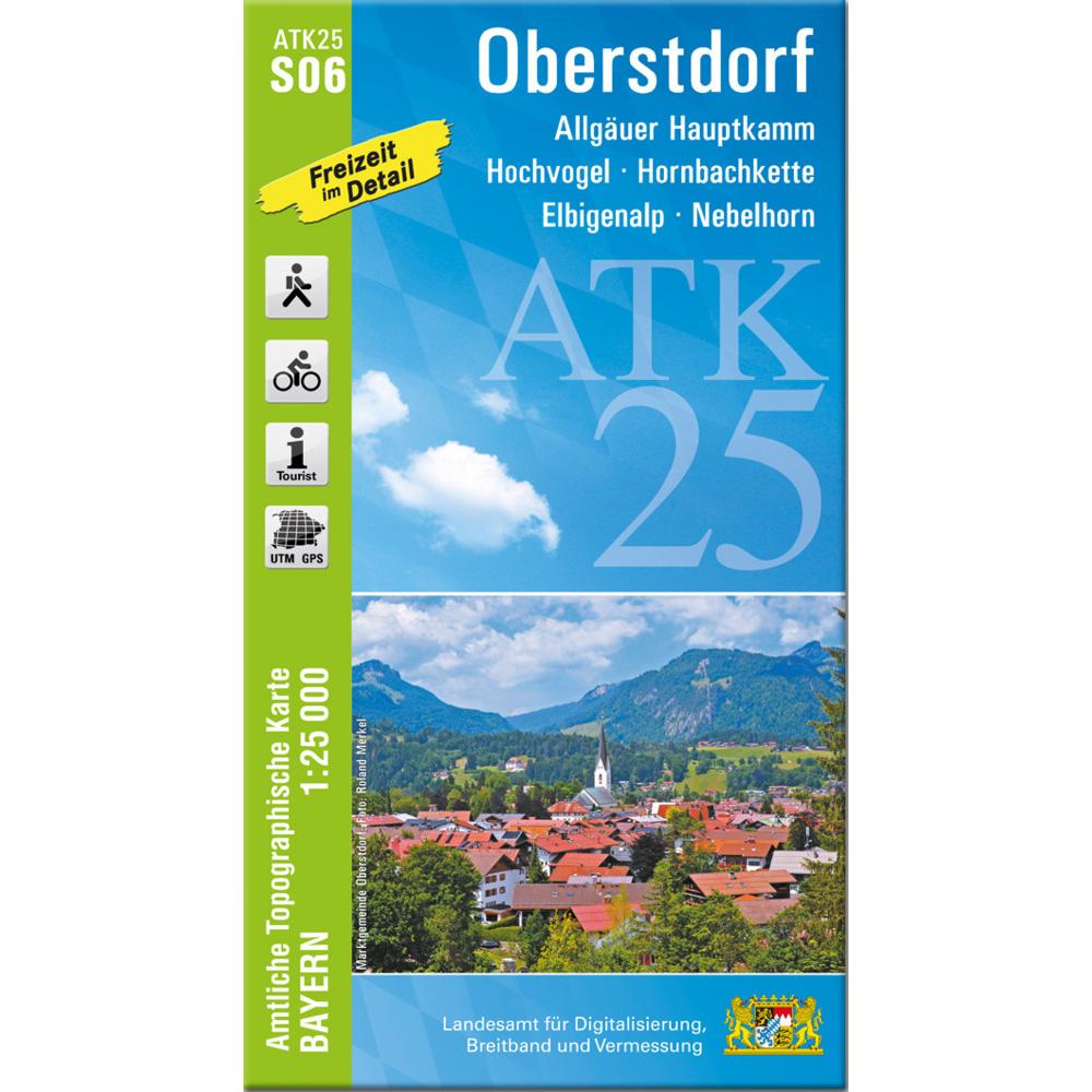 ATK25-S06 Oberstdorf (Amtl.Top.Kte, Landkarte