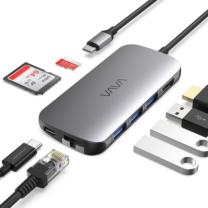 Immagine prodotto Vava VA-UC006 (USB-C, 3 Porti)