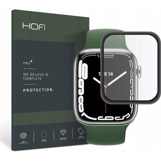 Hofi Vetro Szkło hybrydowe Hybrid Pro+ Apple Watch 7 45mm Nero, Accessori per smartwatch, Nero