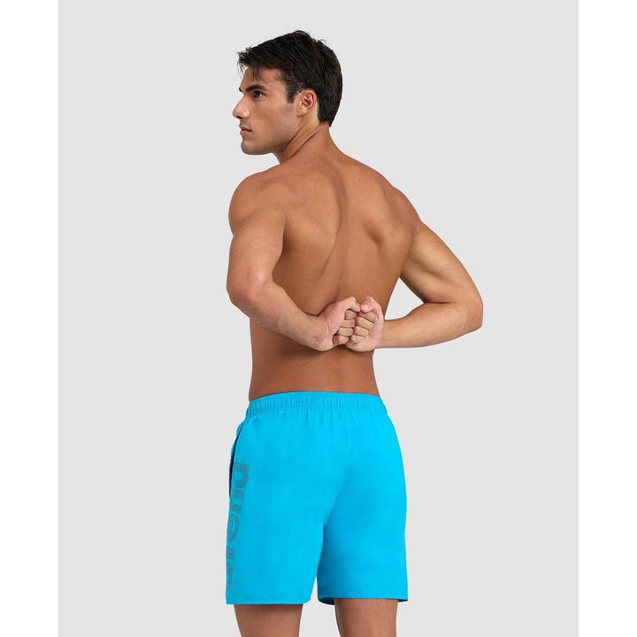 Actual product image Arena FUNDAMENTALS LOGO BOXER R Men's swimming trunks (S)